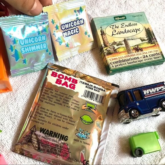 Small toy lot PEZ Shopkins Hatchimals Hot Wheels Disney plastic figures etc - Picture 4 of 5